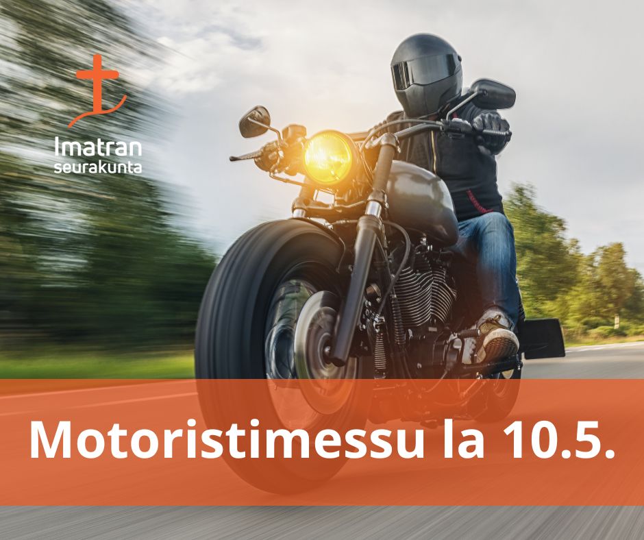 Motoristimessu Motoristi ajaa asfaltilla